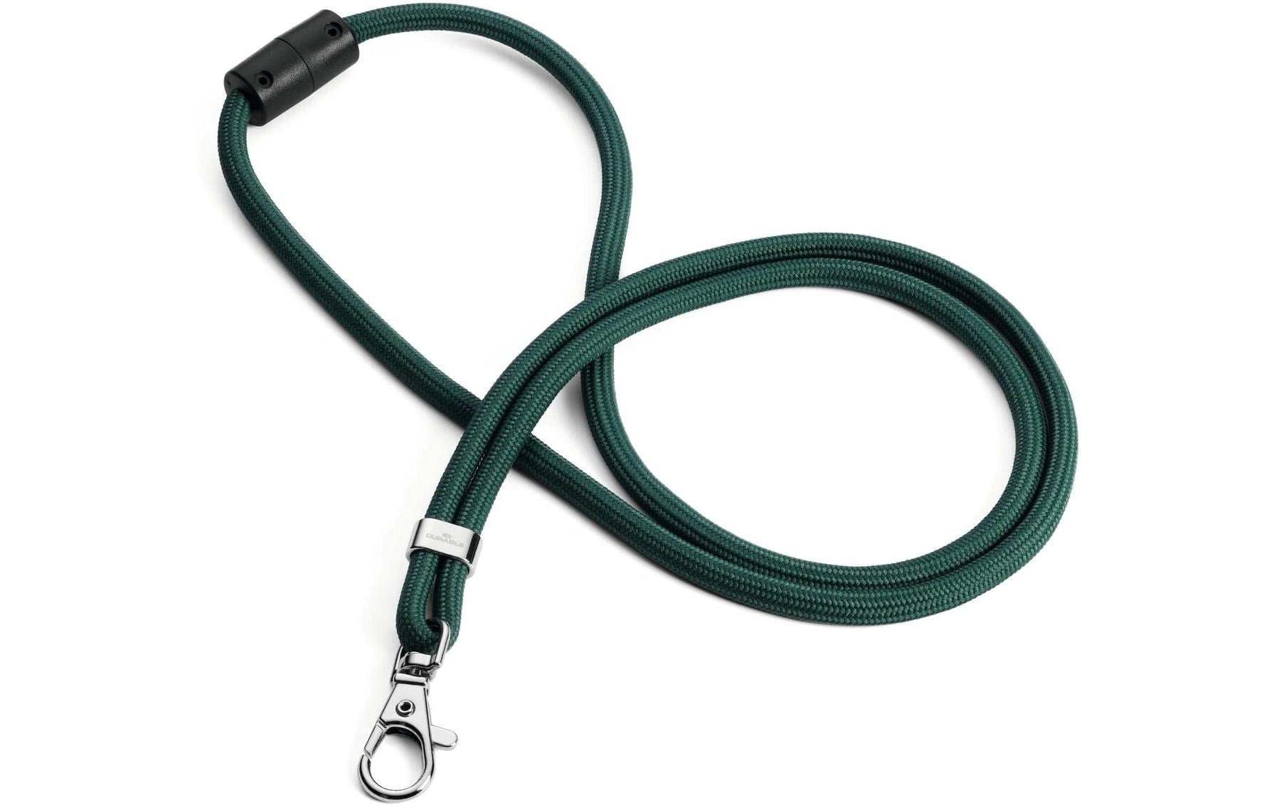 Durable Namensschild-Umhängeband – Karabiner – Band 46 cm – Grün, rPET – Pack à 1