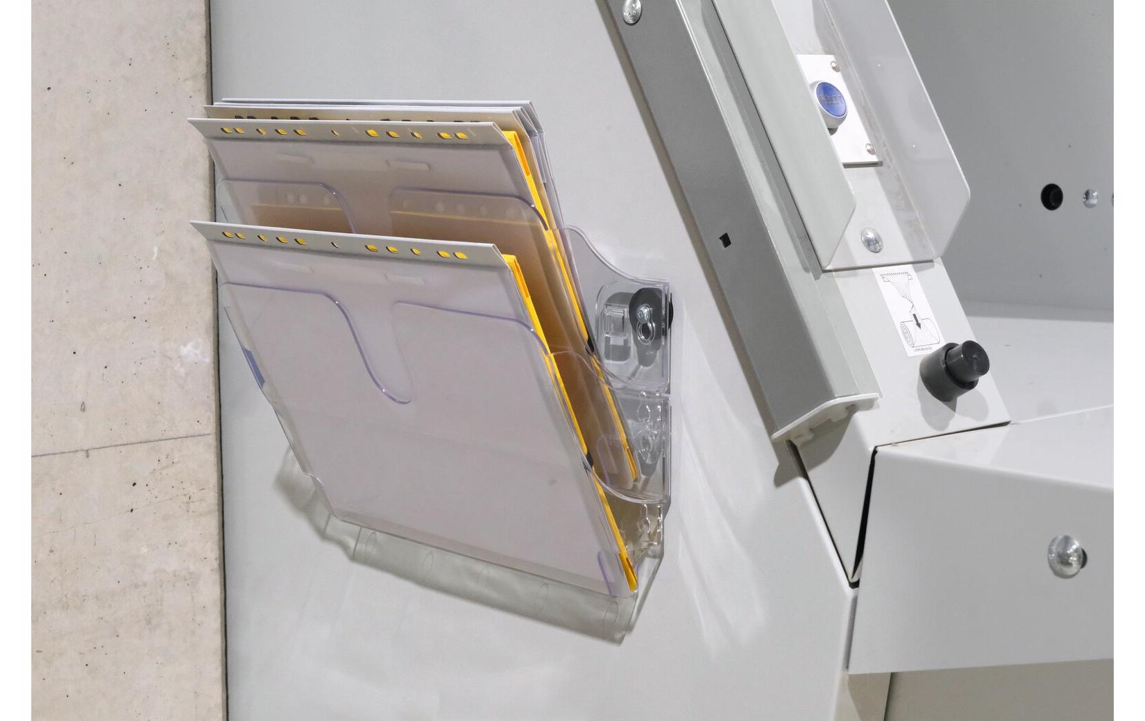 Durable Wandprospekthalter Flexiplus 2 – für A4 – 2 Fächer – Querformat – magnetisch – transparent