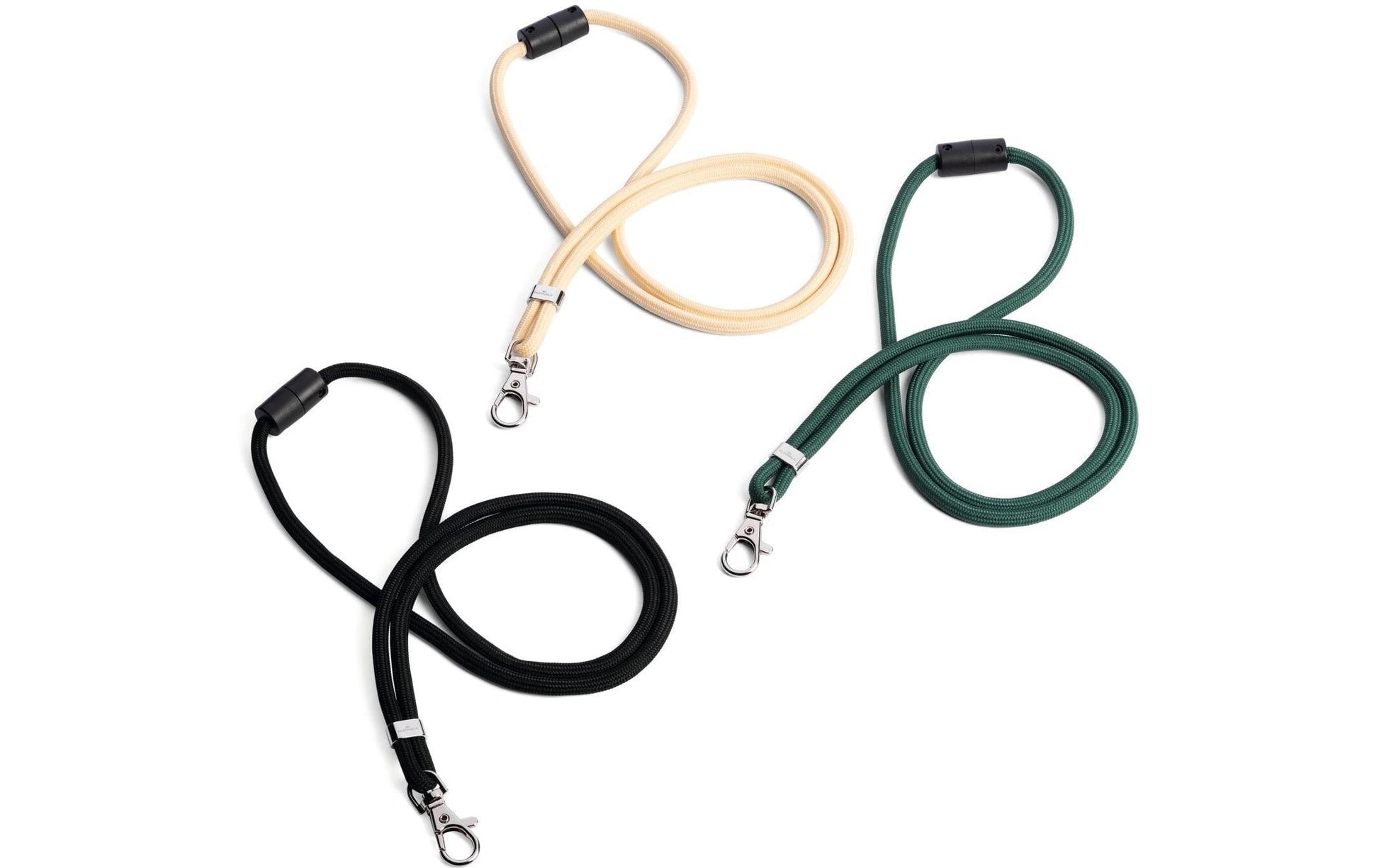 Durable Ausweishalter mit Textilband, Karabiner – Beige – rPET – 460 × 6 mm