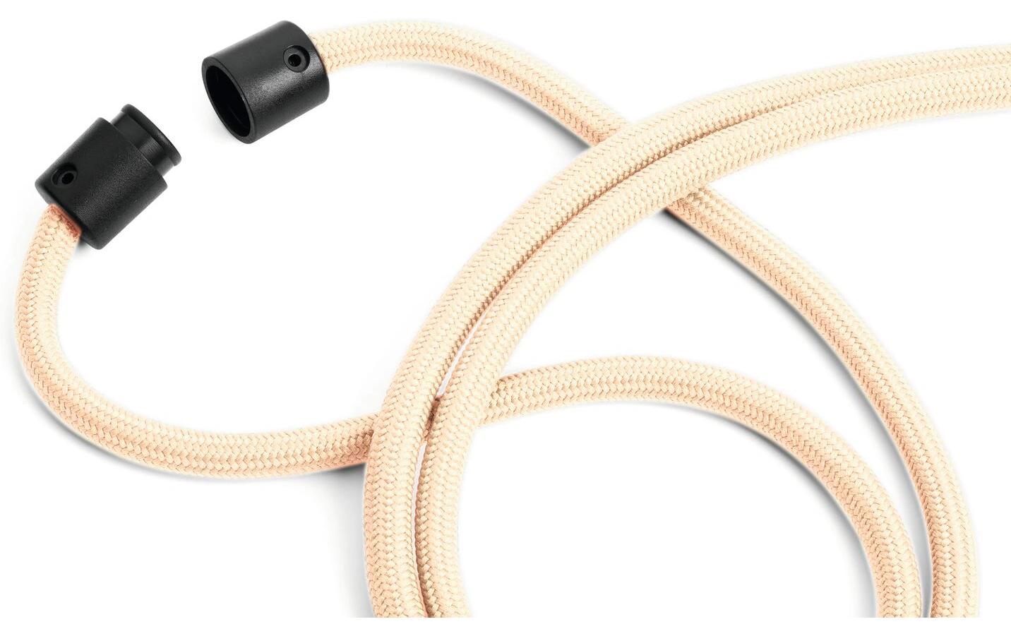 Durable Ausweishalter mit Textilband, Karabiner – Beige – rPET – 460 × 6 mm