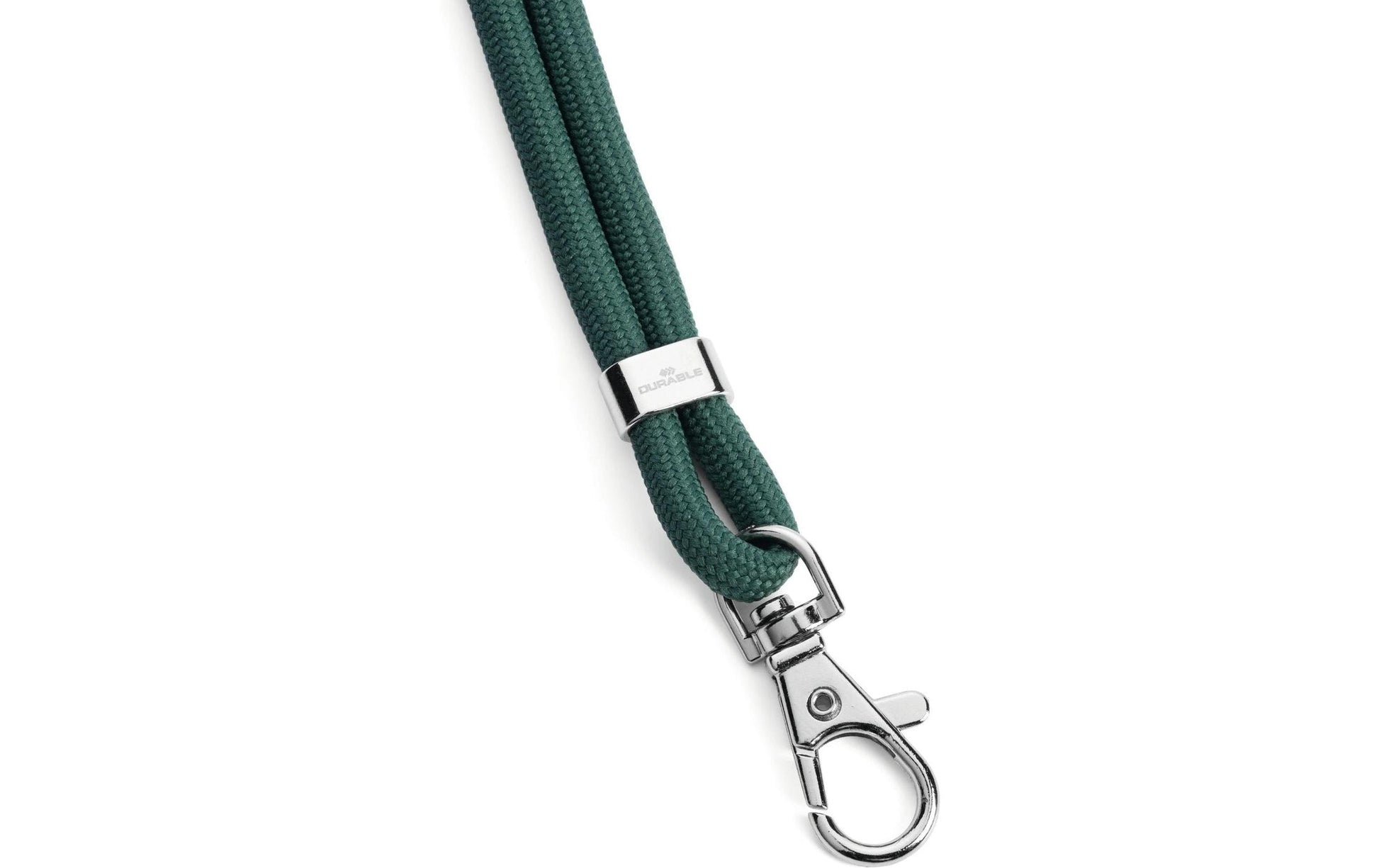 Durable Namensschild-Umhängeband – Karabiner – Band 46 cm – Grün, rPET – Pack à 1