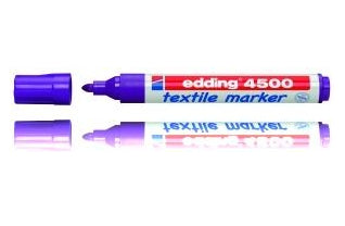 Edding Textilmarker für Permanentmarker – Violett