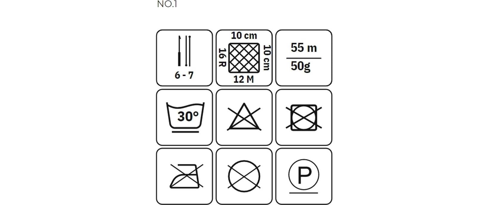 Myboshi Nr. 1 Wolle Rostbraun – 50 g, 55 m, 70% Polyacryl/30% Wolle, Nadel 7 mm, 1 Stk.