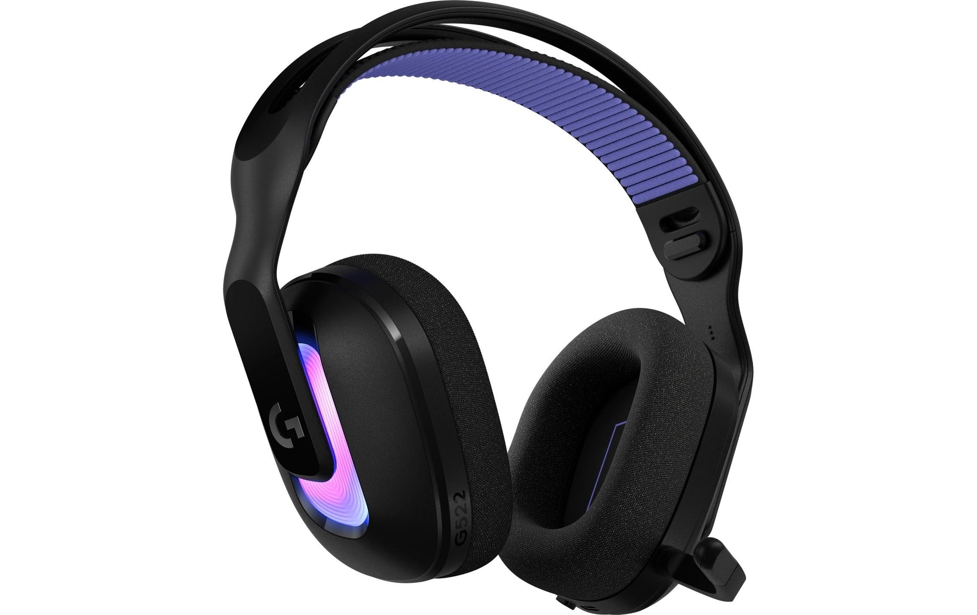 Logitech G G522 LIGHTSPEED Gaming-Headset – Over-Ear, Stereo, Kabel + BT, mit USB-A-Dongle, Schwarz, BT 5.3