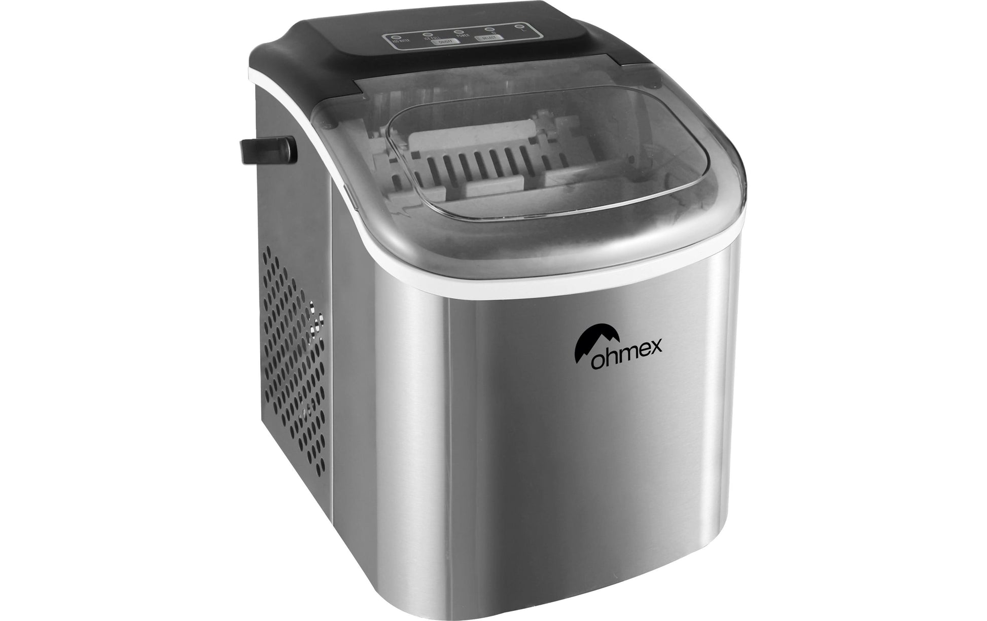 Ohmex Eiswürfelmaschine OHM-ICE-2412 – 12 kg/24 h, 1,2 l – grau
