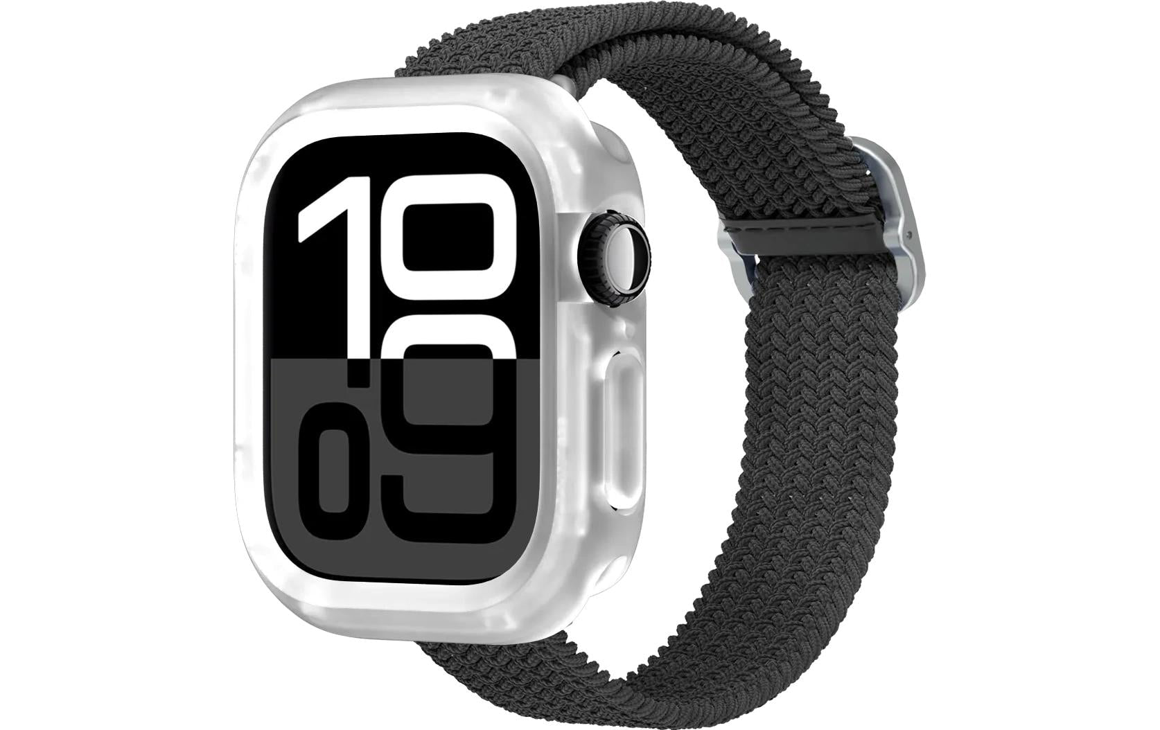 RhinoShield CrashGuard NX Hülle für Apple Watch Series 10 42 mm – Transparent, TPE