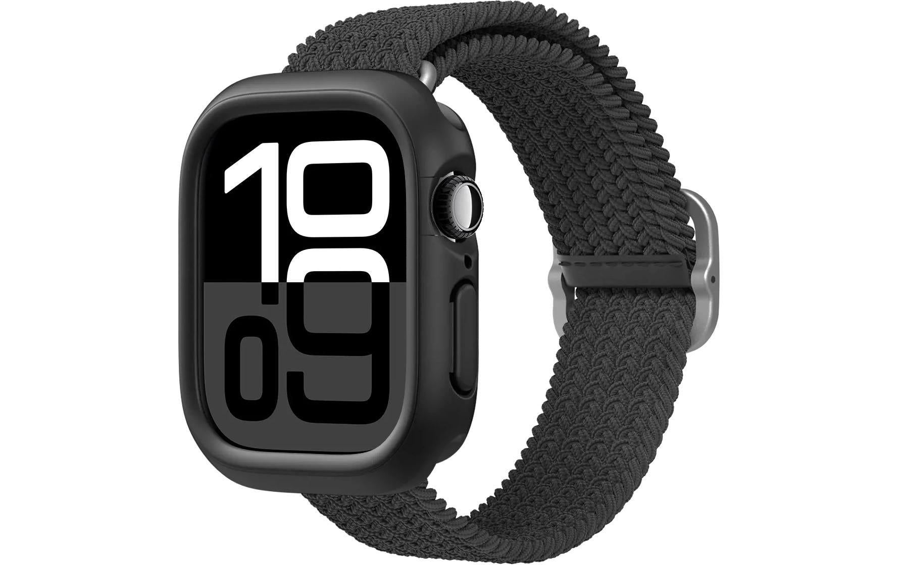 RhinoShield Bumper Case – Schwarz, für Apple Watch Series 10 (42 mm)
