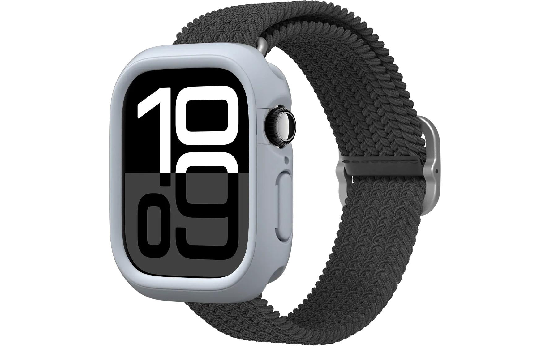 RhinoShield CrashGuard NX 46 mm – TPE, Grau, für Apple Watch Series 10