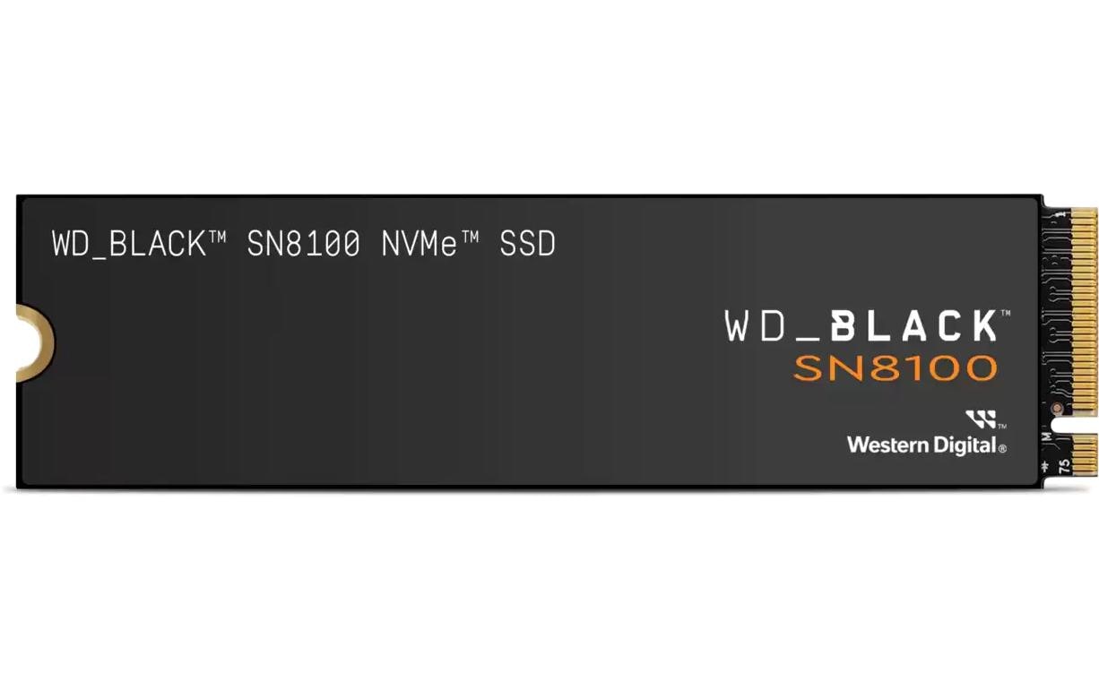 Western Digital WD Black SN8100 2 TB – M.2 2280, PCIe 5.0 NVMe, 14900/14000 MB/s, Hardwareverschlüsselung