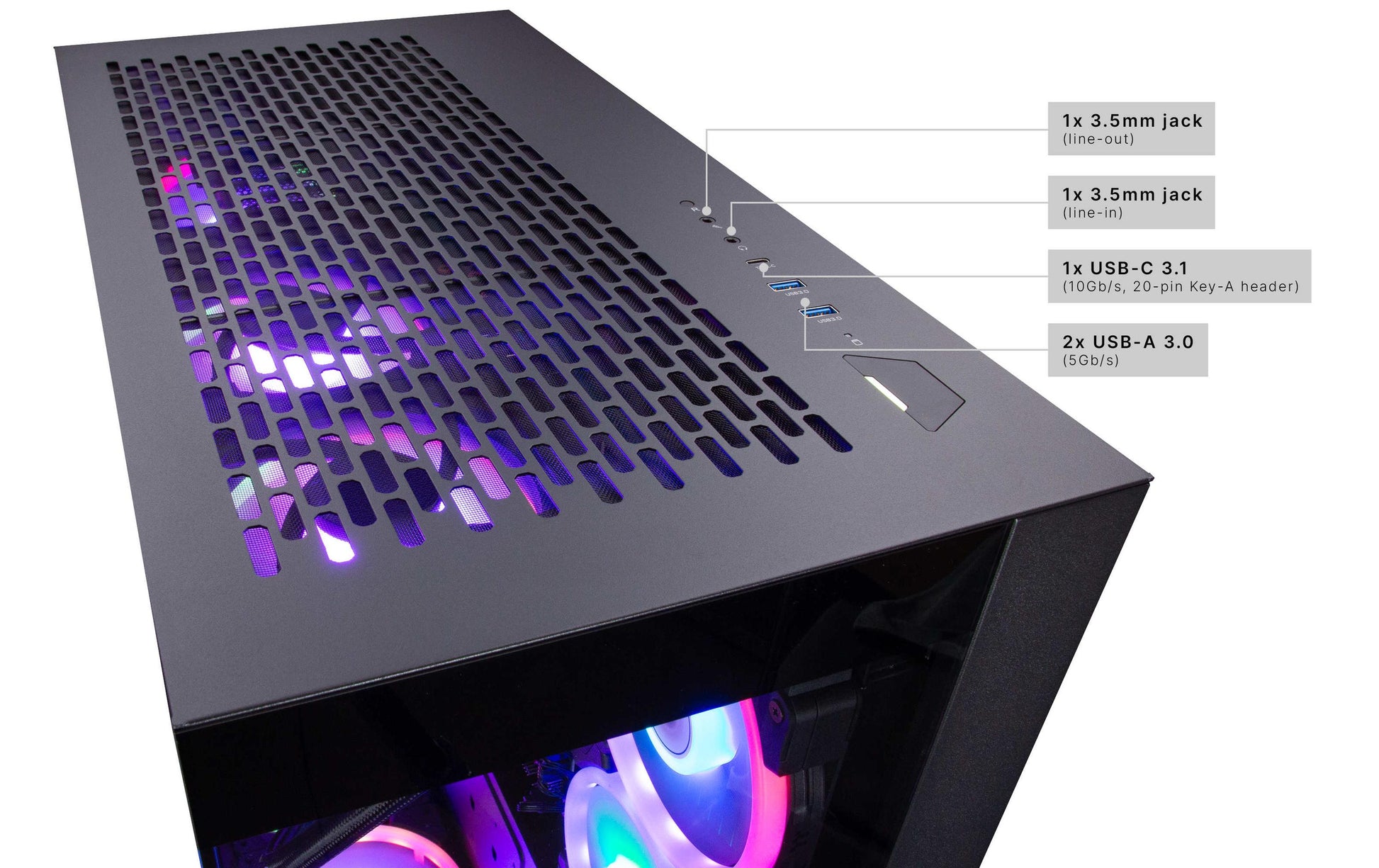 Captiva R90-249 Tower – AMD Ryzen 9 9900X3D, 64 GB RAM, 2 TB SSD, Windows 11 Home