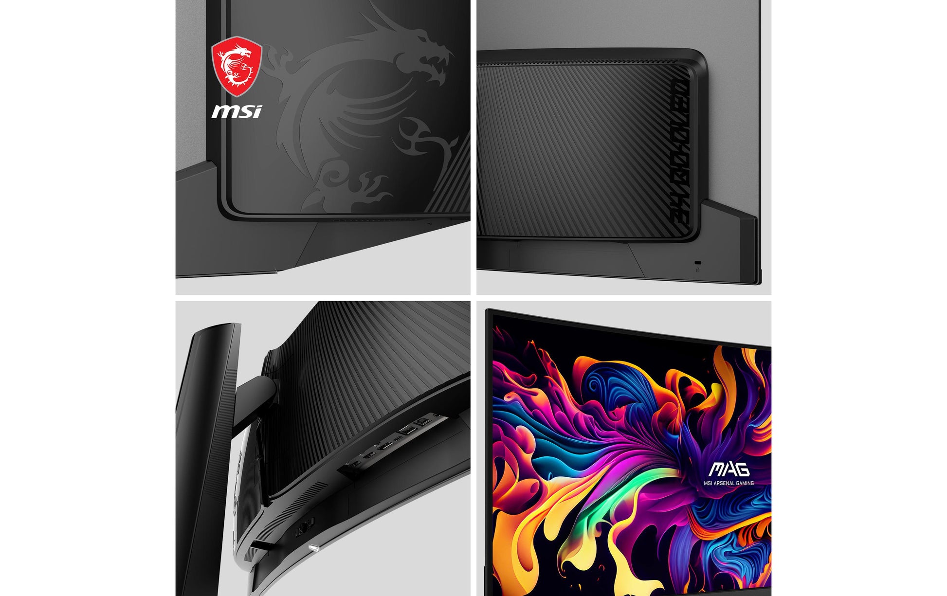 MSI MAG 341CQPDE – Monitor, 34", QD-OLED, 175 Hz, 250 cd/m², USB-C, VESA 100 × 100, Schwarz
