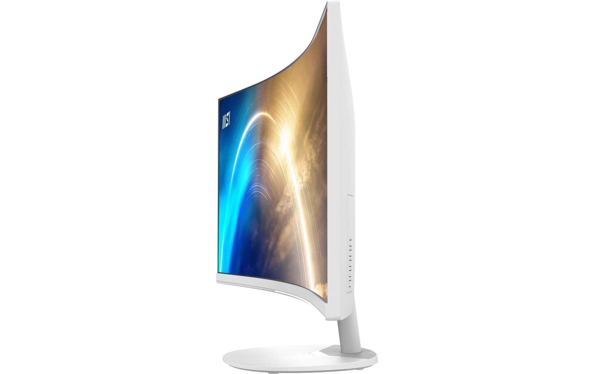 MSI PRO MP341CQWDE – Monitor, 34", VA, 100 Hz, 300 cd/m², Gebogen, VESA 100 × 100, Weiss