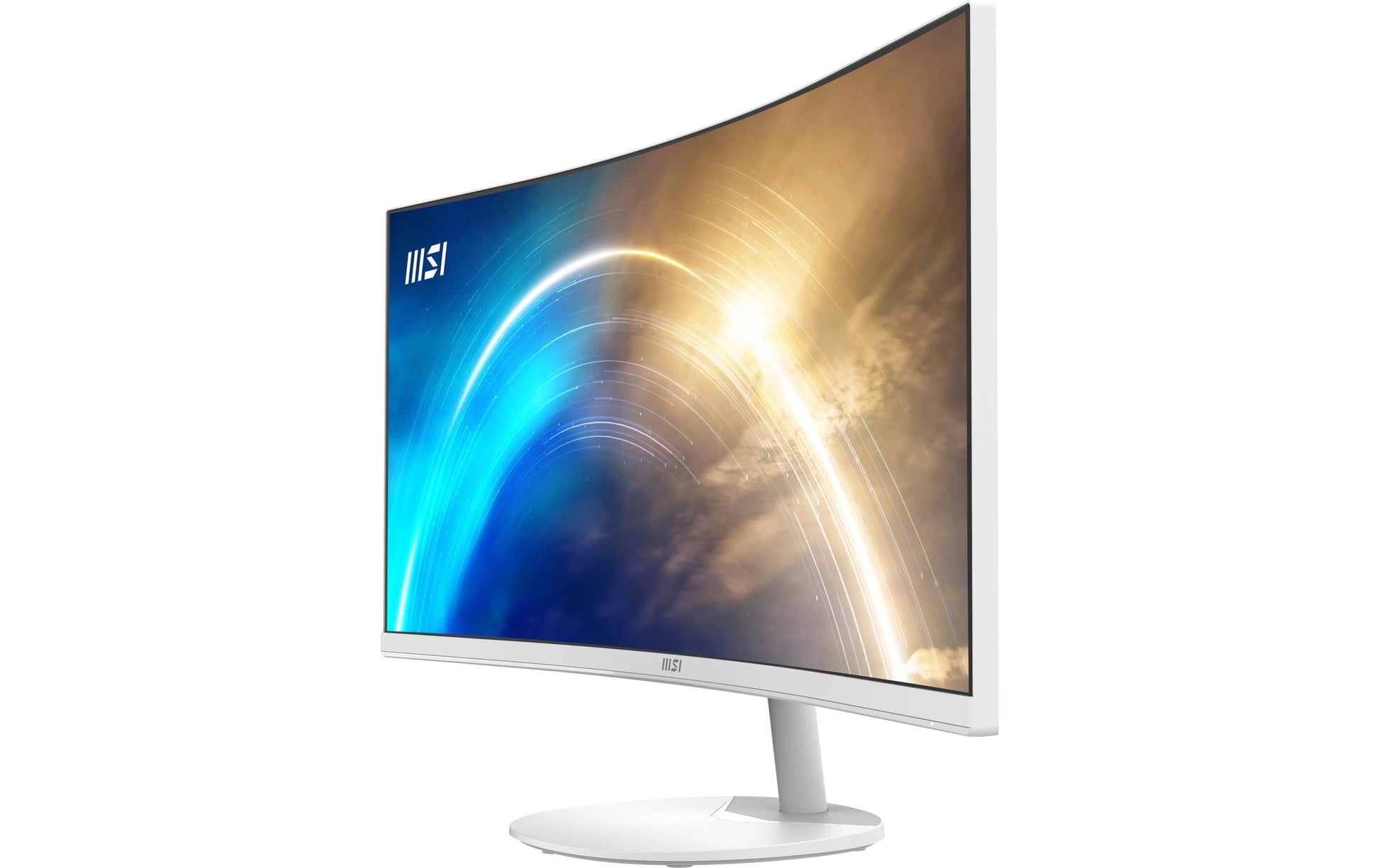MSI PRO MP341CQWDE – Monitor, 34", VA, 100 Hz, 300 cd/m², Gebogen, VESA 100 × 100, Weiss