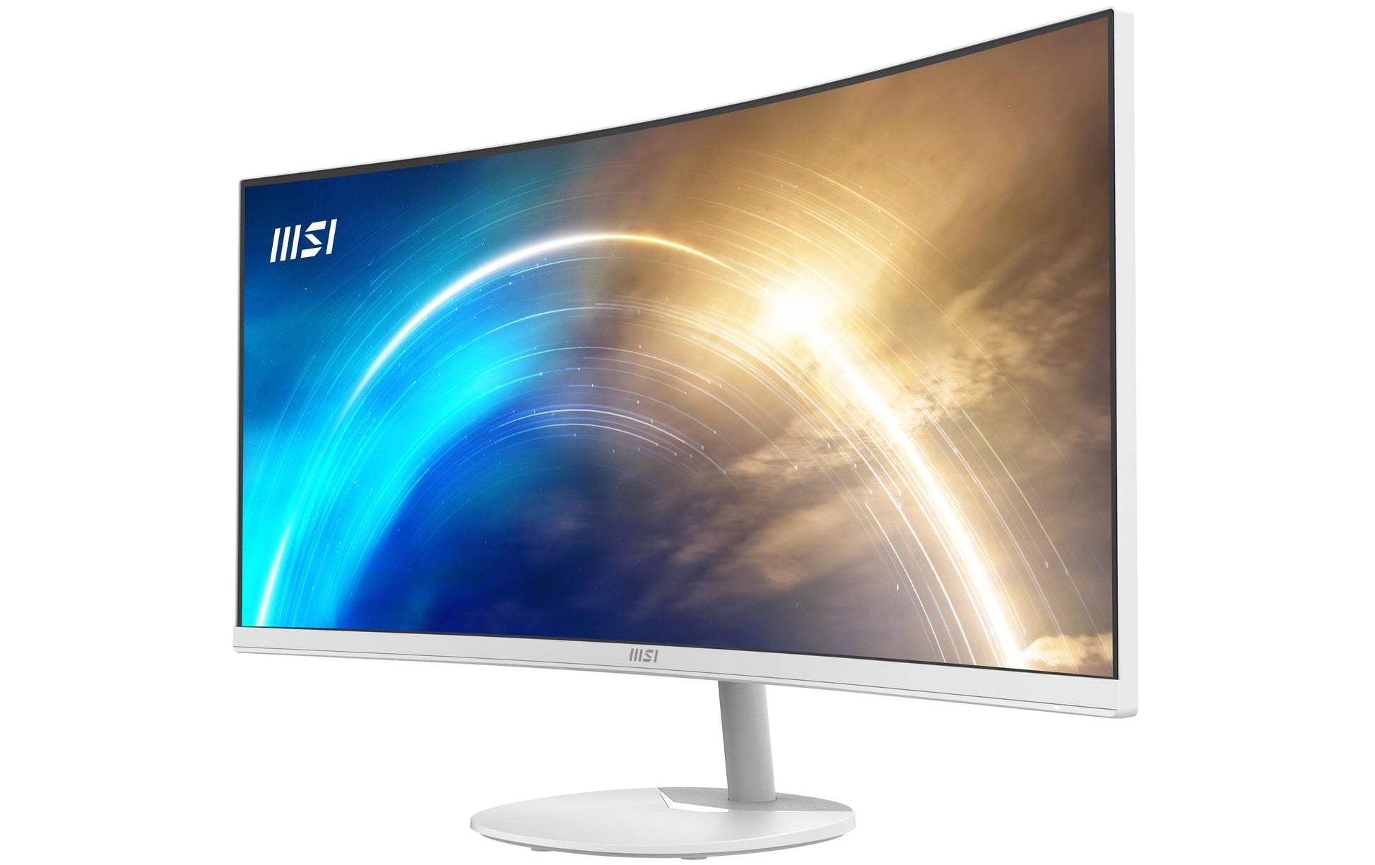 MSI PRO MP341CQWDE – Monitor, 34", VA, 100 Hz, 300 cd/m², Gebogen, VESA 100 × 100, Weiss