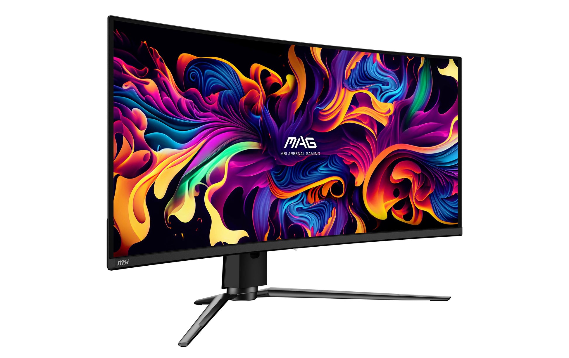 MSI MAG 341CQPDE – Monitor, 34", QD-OLED, 175 Hz, 250 cd/m², USB-C, VESA 100 × 100, Schwarz
