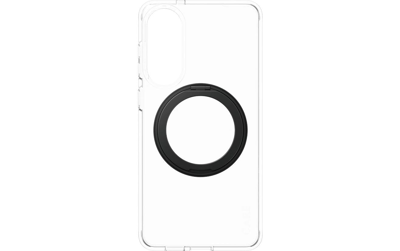 PanzerGlass Backcover – für Samsung Galaxy S25 Edge – transparent/schwarz – mit Kickstand, Qi-kompatibel