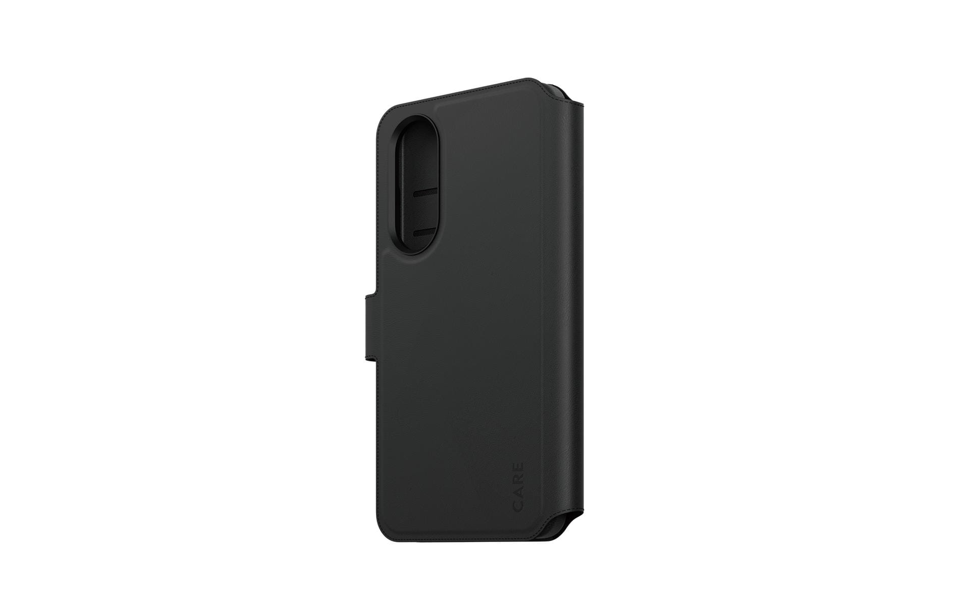 PanzerGlass Booklet-Hülle – für Samsung Galaxy S25 Edge 5G – schwarz – Leder – mit Kartenfach, Qi-kompatibel