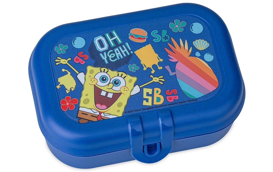 Koziol – Lunchbox 15,1 × 10,8 × 6 cm, Biokunststoff, Mehrfarbig, 3er-Set