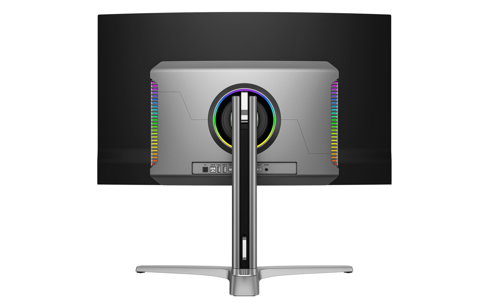 LC-Power LC-M32UCO-OLED-4K – Monitor, 31,5", Adaptive Sync, USB-C, KVM, Curved, VESA 75 × 75, Anthrazit