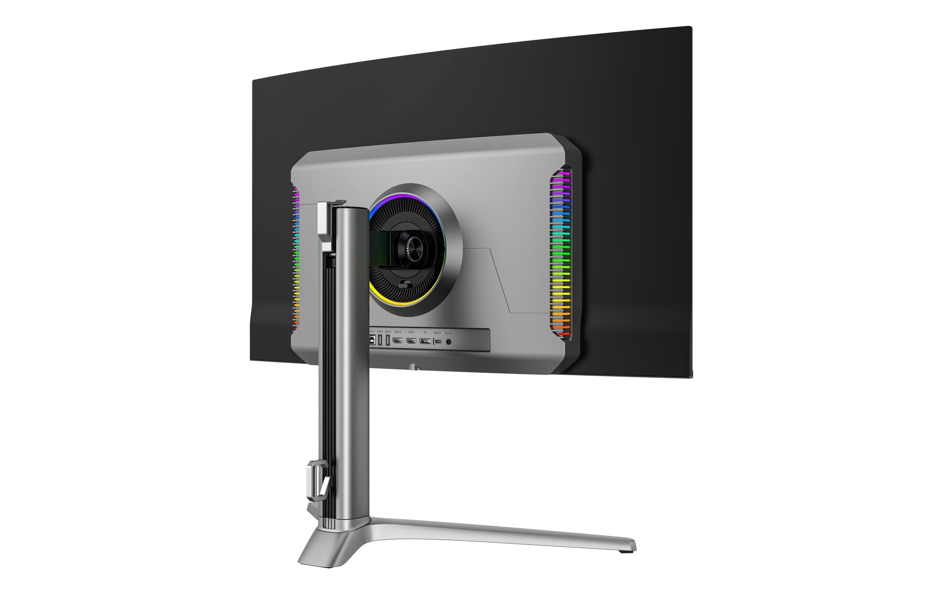 LC-Power LC-M32UCO-OLED-4K – Monitor, 31,5", Adaptive Sync, USB-C, KVM, Curved, VESA 75 × 75, Anthrazit