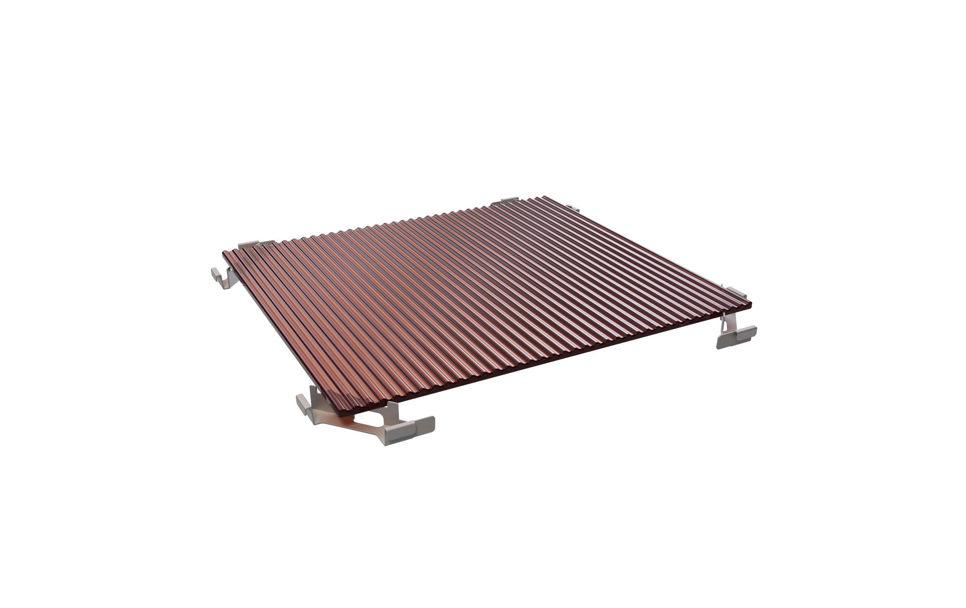 OUTDOORCHEF Fonduepfanne BLAZINGLAS – 28,5×29,5×3,8 cm – für Grillrost, Schwarz