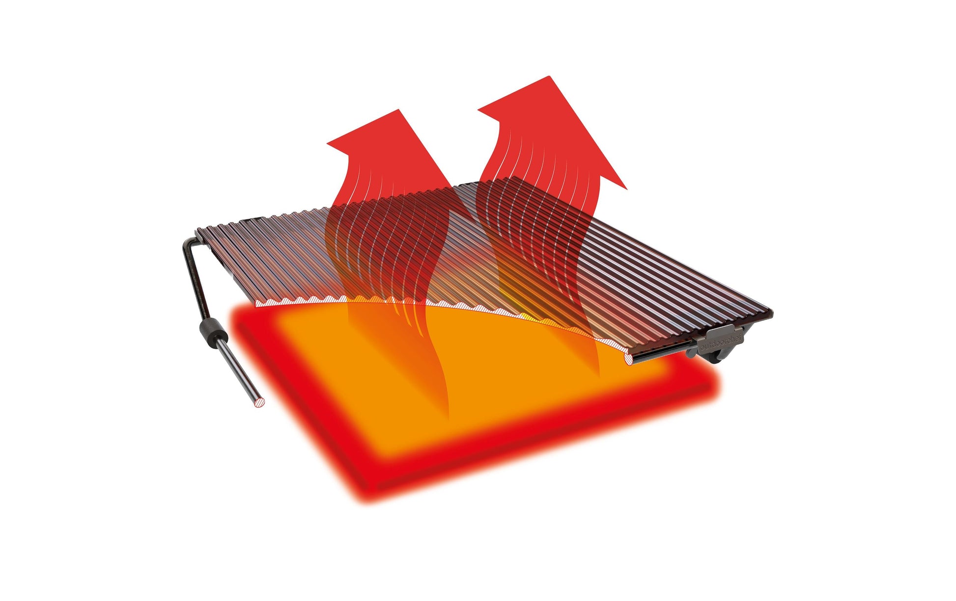 OUTDOORCHEF BLAZINGLAS L – 24,2×27,2×5,6 cm – Schwarz