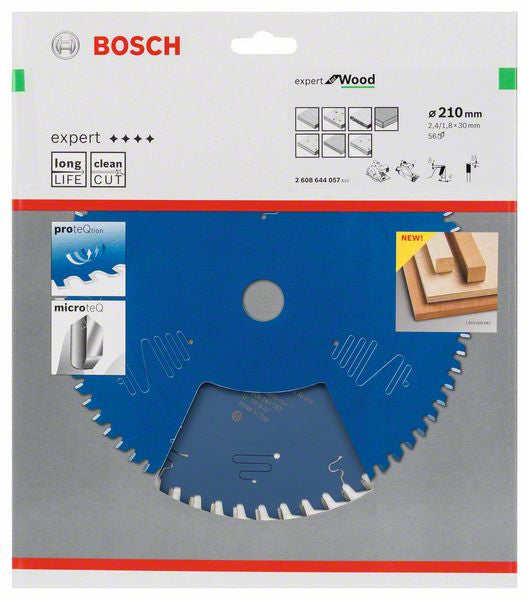 Bosch Professional – Kreissägeblatt, ATB, 2 608 644 057, 210 mm × 30 mm × 2,4 mm