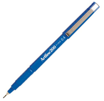 Artline 200 Fineliner 0,4 mm – blau