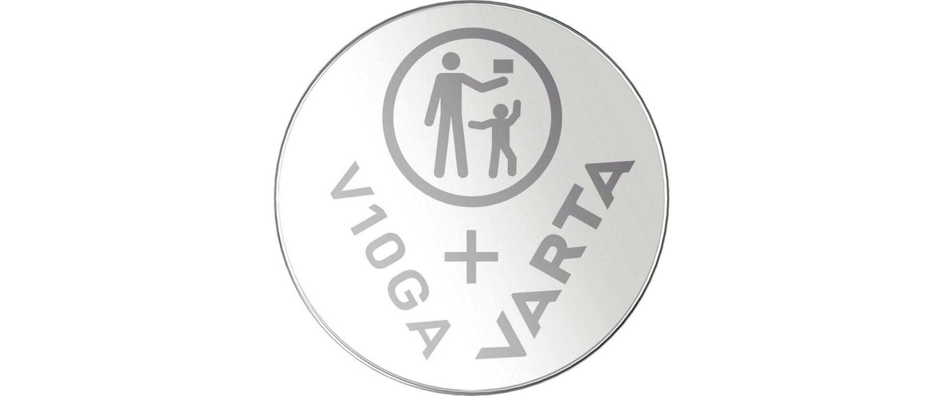Varta Knopfzellen V10GA (LR54), Alkaline, 1,5 V – 2 Stk.