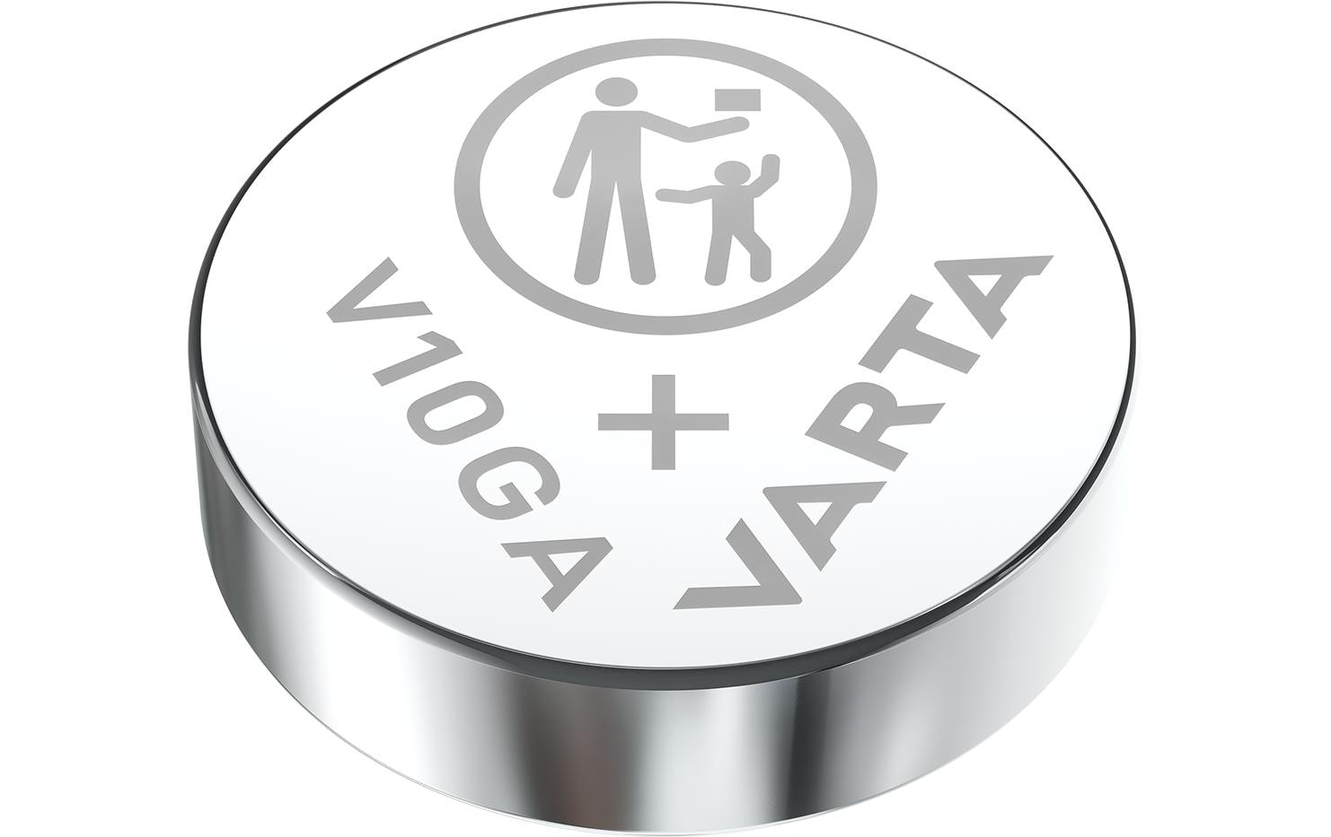 Varta Knopfzellen V10GA (LR54), Alkaline, 1,5 V – 2 Stk.