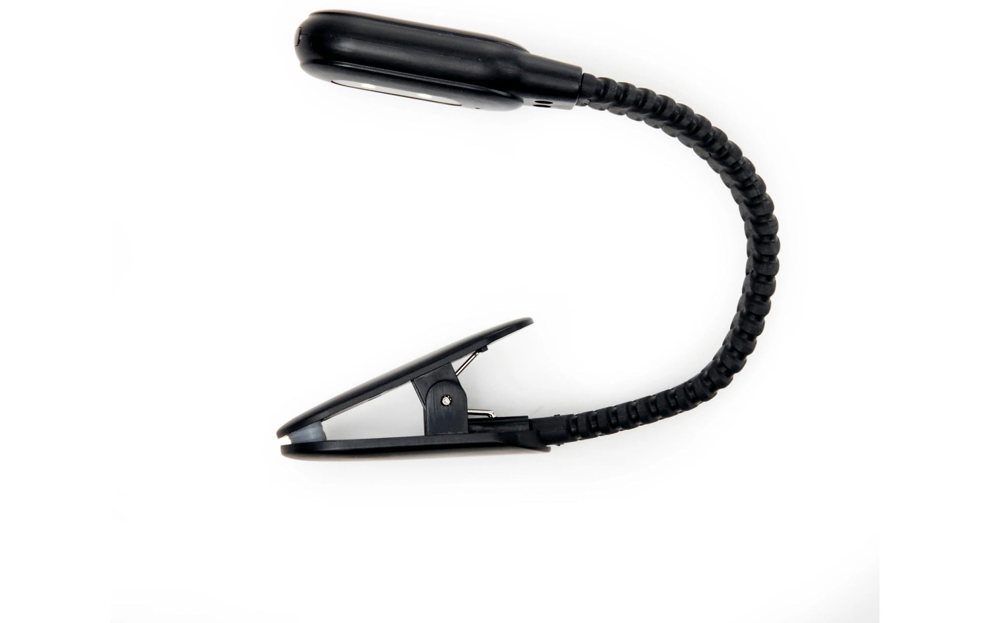 Kikkerland Clip-Taschenlampe – Akku, USB, 2 Stufen, 22 cm – Schwarz