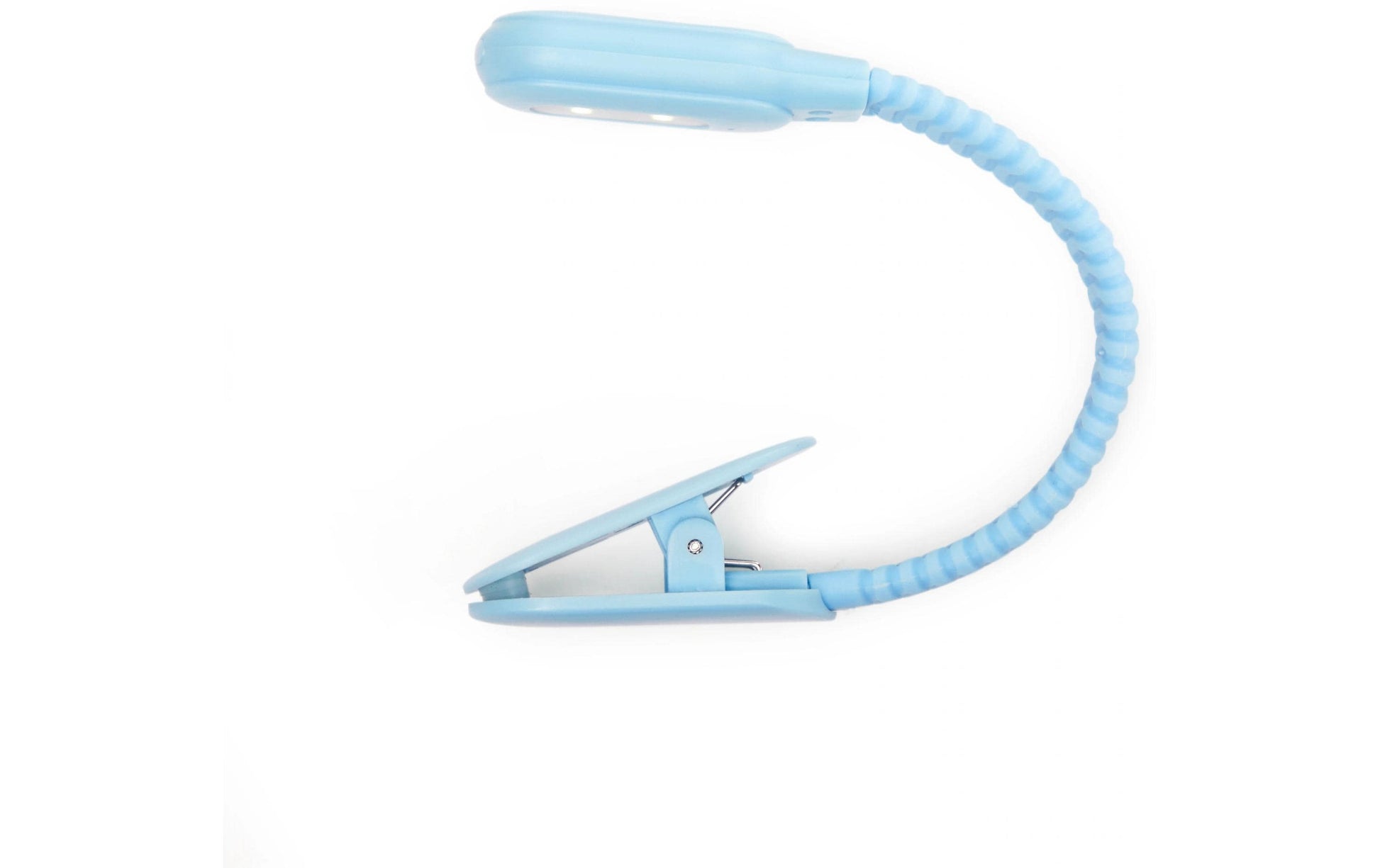 Kikkerland Klemmleuchte – 2,1 × 2,8 × 22 cm, USB, Akku, LED, Hellblau