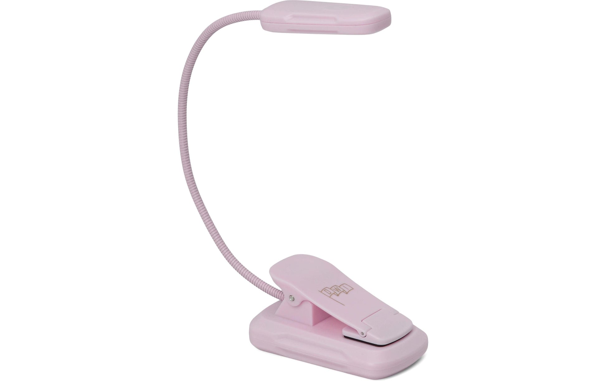 Kikkerland Leselampe mit Clip – Akkubetrieb, 60 lm, 6,8 cm, Lila
