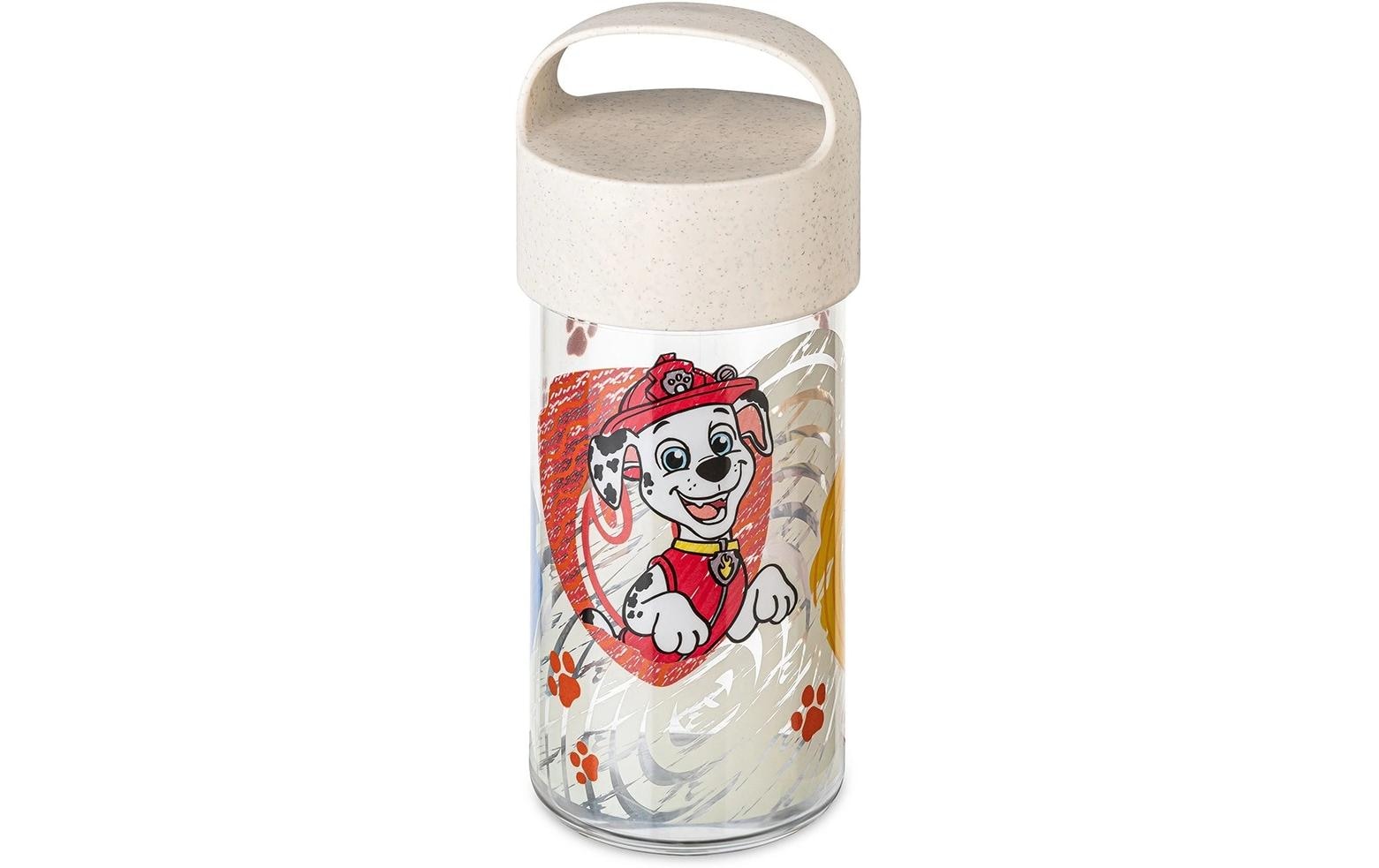 Koziol Snack- & Trinkflasche 500 ml – Biokunststoff, Paw Patrol