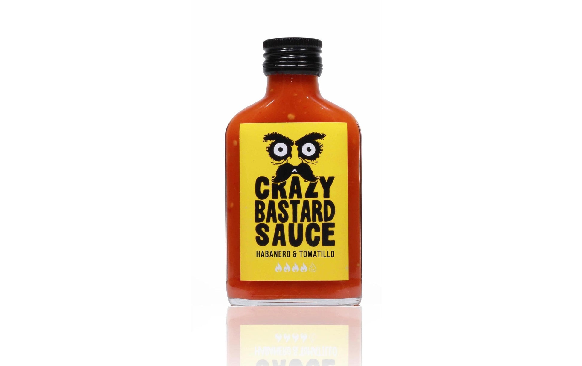 Crazy Bastard Sauce Chilisauce Habanero & Tomate, vegan – 100 ml