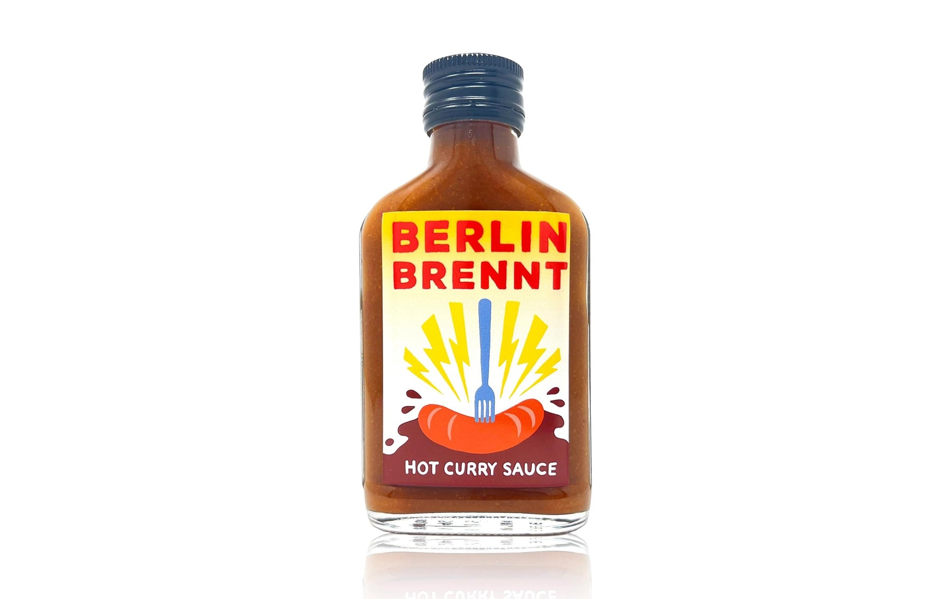 Crazy Bastard Sauce Chilisauce Berlin Brennt (Hot Curry, scharf) – 100 ml
