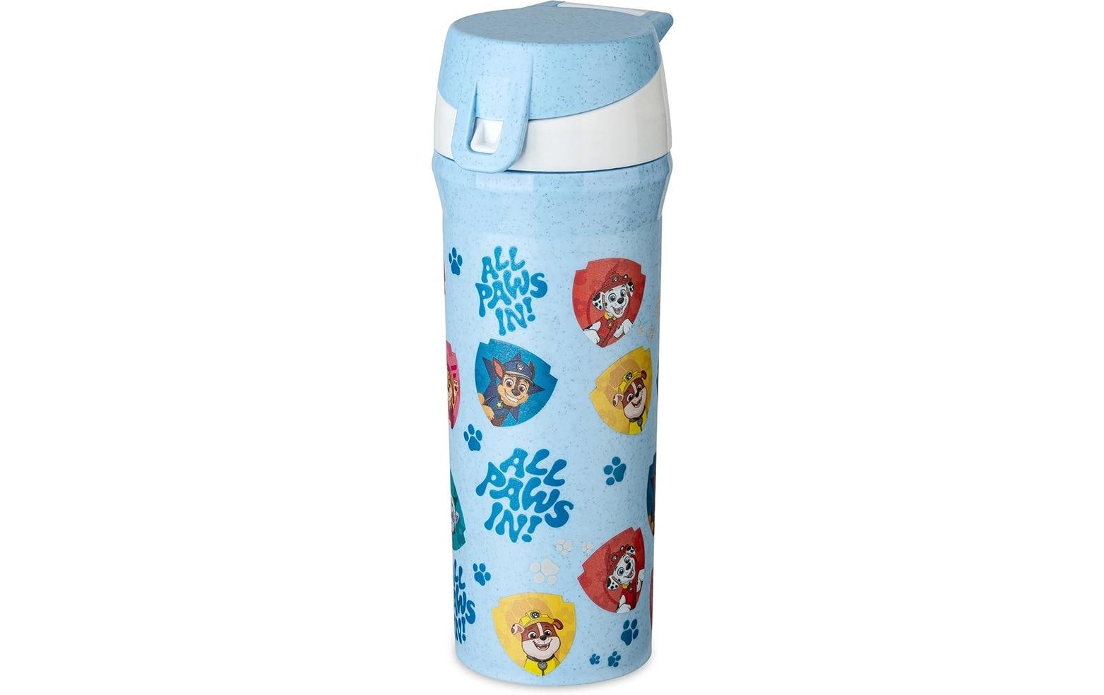 koziol PAW PATROL Kindertrinkflasche 500 ml – Kunststoff, Klappdeckel, Blau