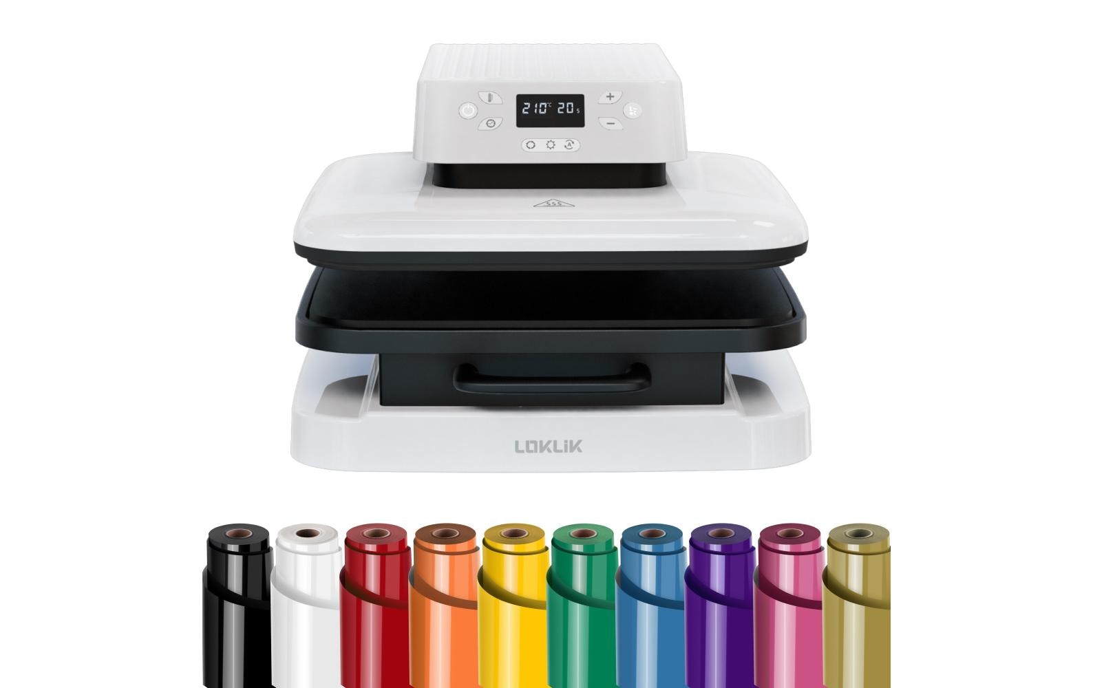 LOKLiK SG-RYJ-0049 Transferpresse – 380 × 380 mm – bis 210 °C – 1500 W