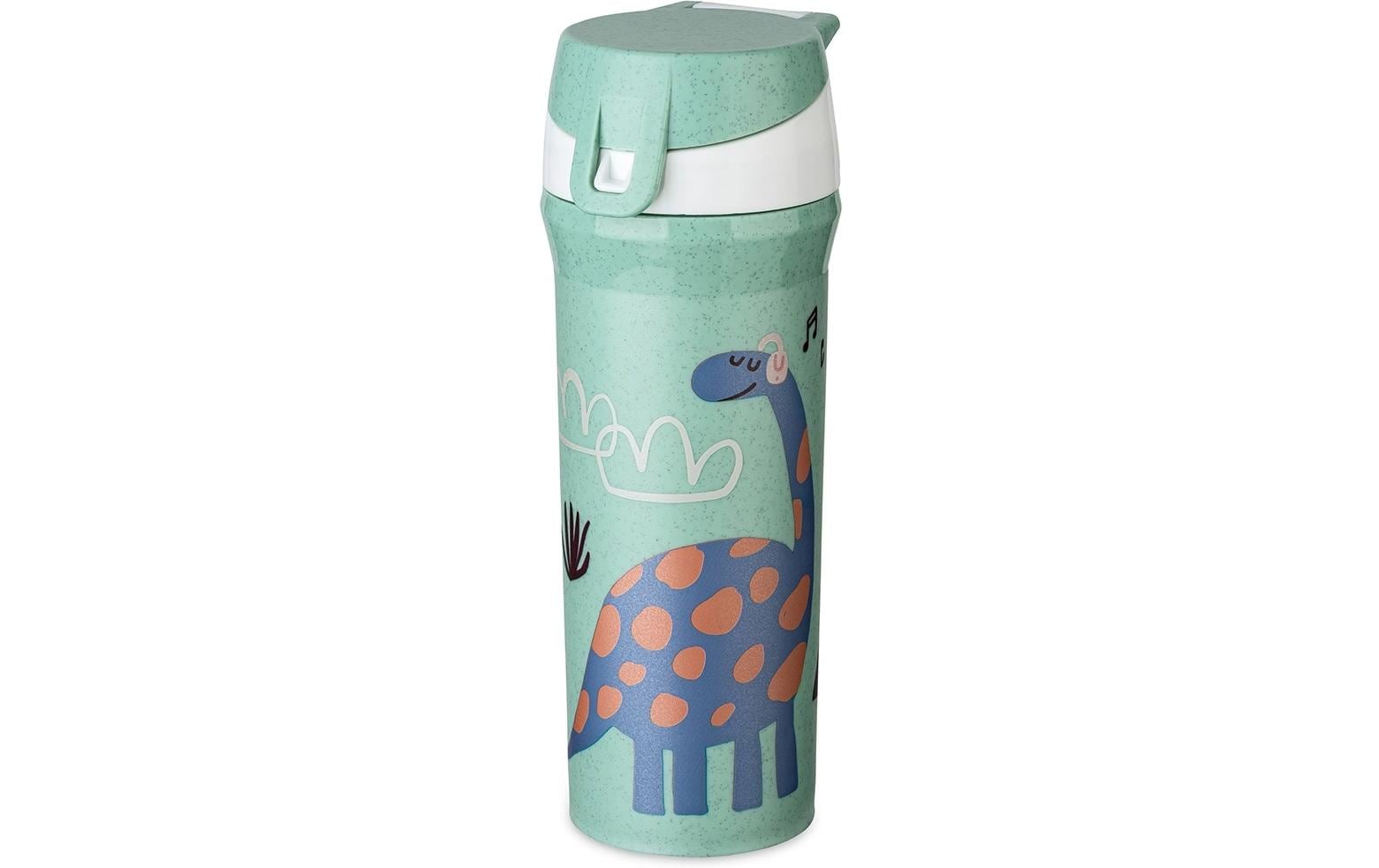 Koziol REX Kindertrinkflasche 500 ml – Biozirkulärer Kunststoff, Grün