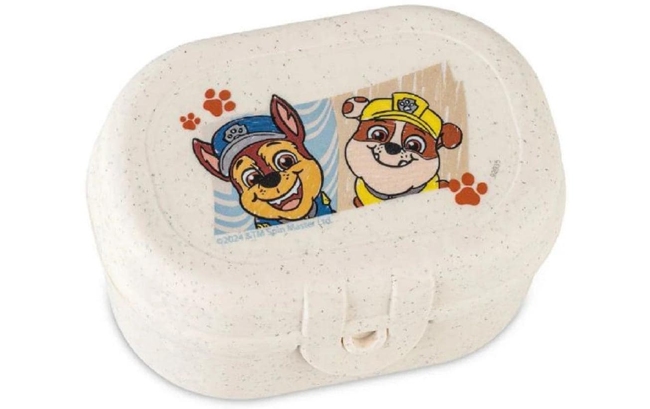 Koziol – Lunchbox 500 ml, 9,6 × 7 × 5,2 cm, Biokunststoff, beige, Paw Patrol