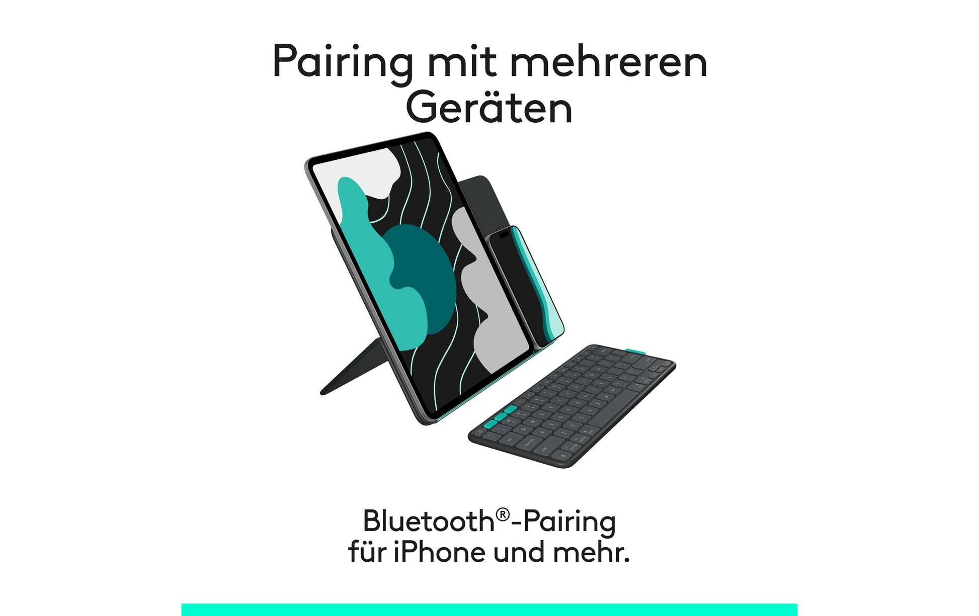 Logitech Tastatur-Case für iPad Pro 13" (M4), iPad Air 13" (M2–M3) – Bluetooth, Beleuchtung – Graphit