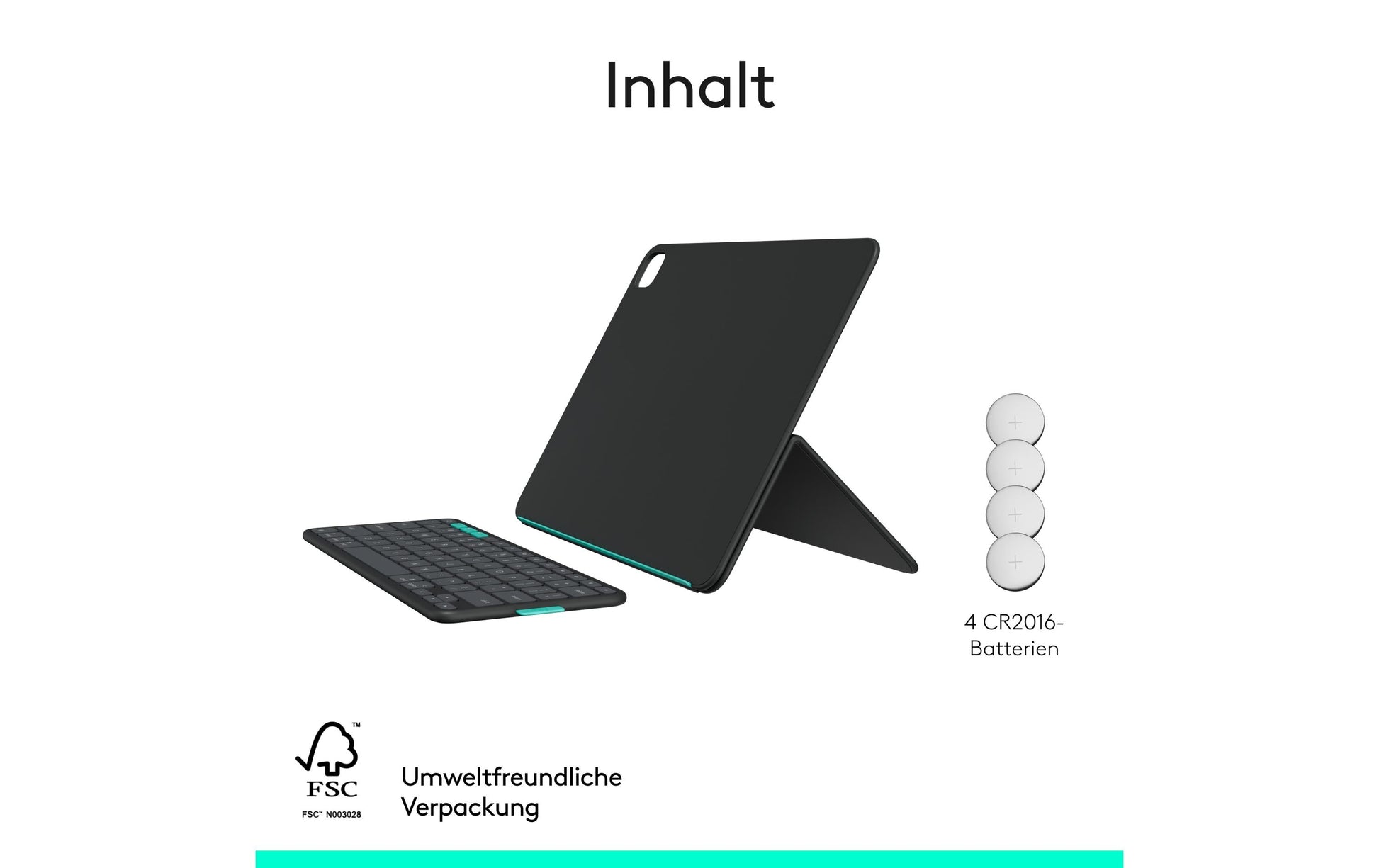 Logitech Tastatur-Case für iPad Pro 13" (M4), iPad Air 13" (M2–M3) – Bluetooth, Beleuchtung – Graphit