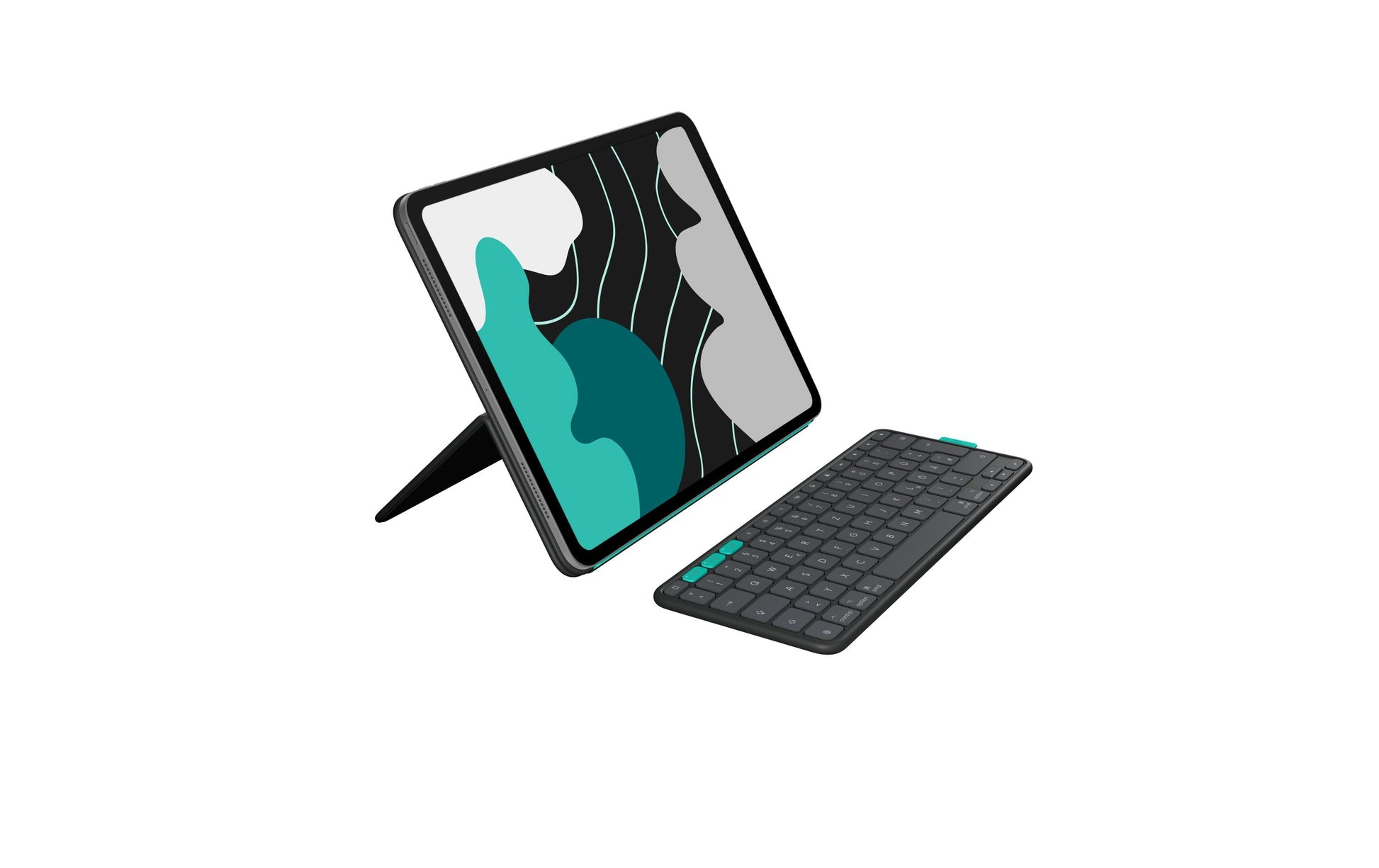 Logitech Tastatur-Case für iPad Pro 13" (M4), iPad Air 13" (M2–M3) – Bluetooth, Beleuchtung – Graphit