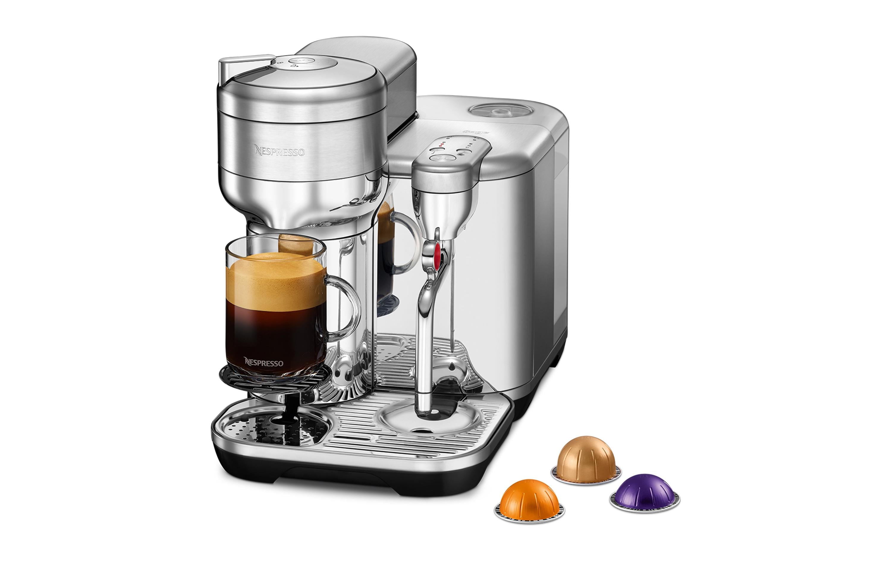 Sage Software Sage Vertuo Creatista Kapselmaschine – für Nespresso Vertuo, 2 l, silber