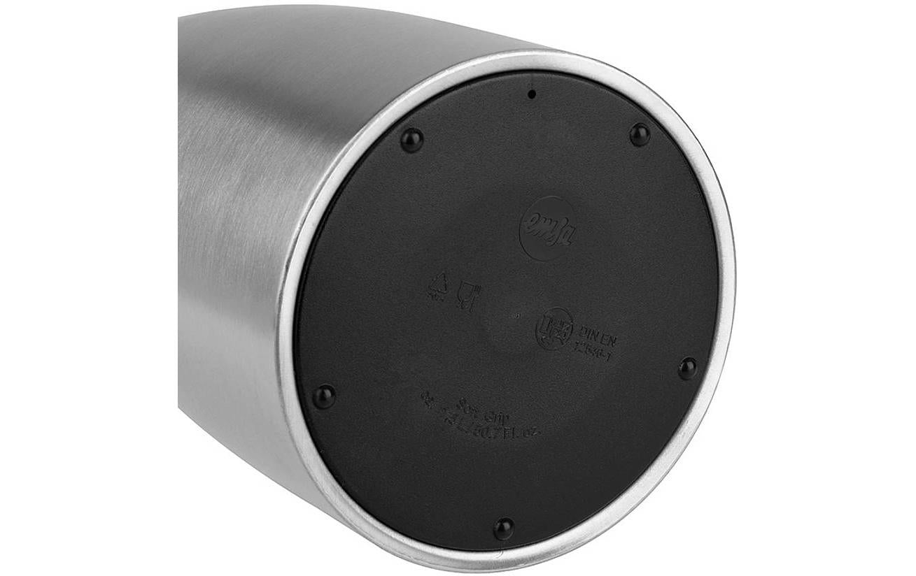 EMSA Thermoskanne Soft Grip – 1,5 l, Edelstahl, Schwarz, auslaufsicher