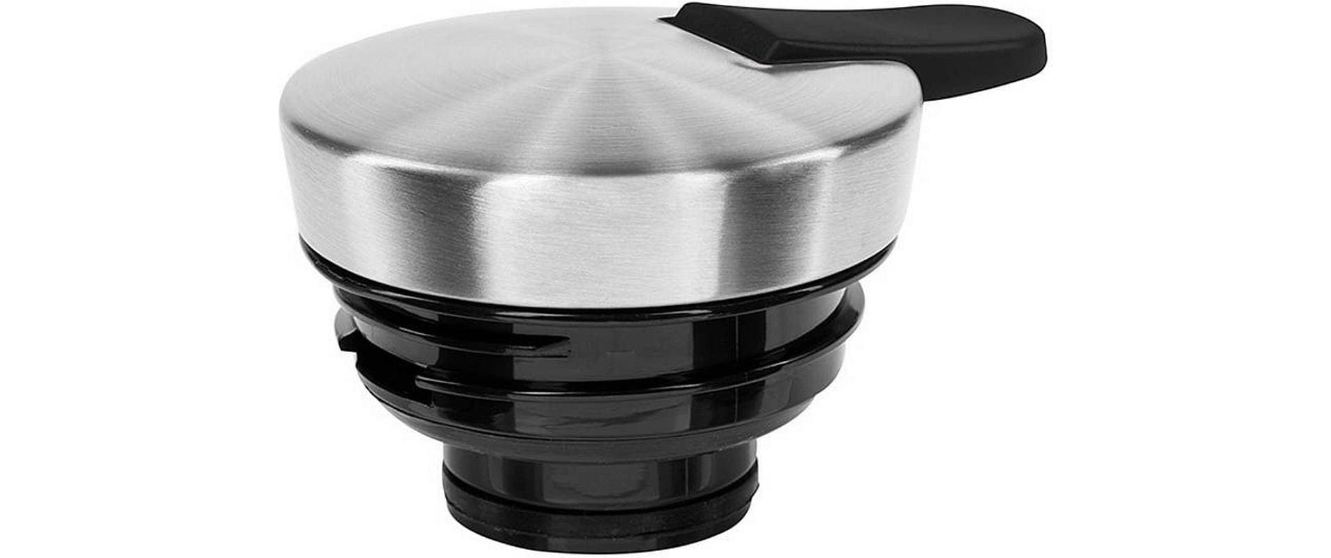 EMSA Thermoskanne Soft Grip – 1,5 l, Edelstahl, Schwarz, auslaufsicher