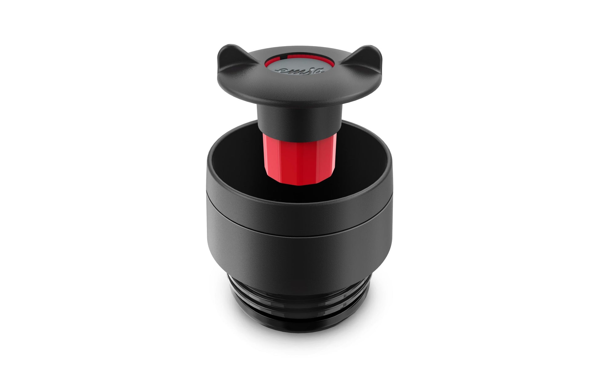 EMSA Travel Mug Classic Thermobecher 500 ml – doppelwandig 4 h heiss/8 h kalt, Edelstahl, schwarz