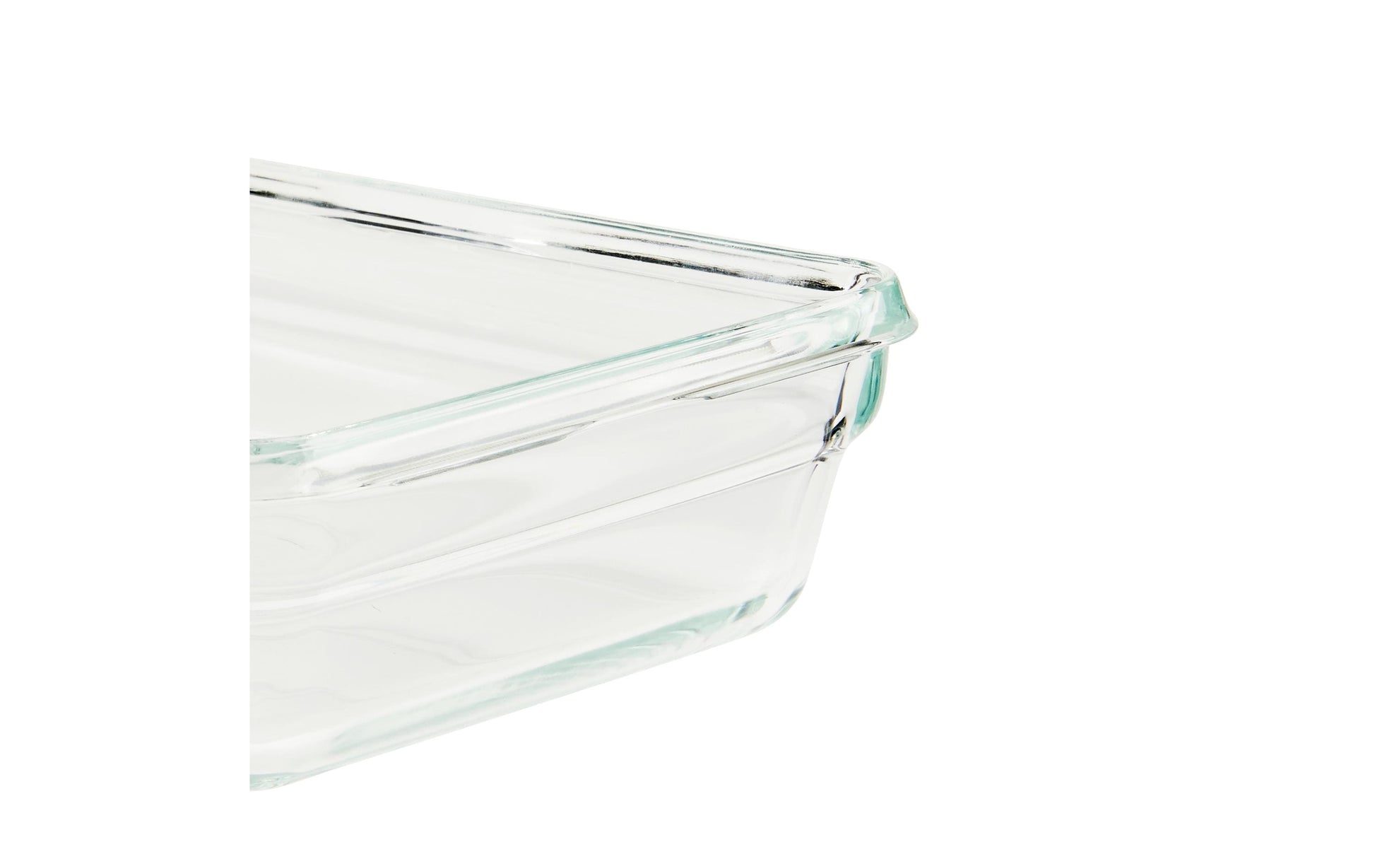 Emsa Glasbehälter Clip & Close – 0,45 l – eckig – 12,6 × 21 × 18,3 cm – Borosilikatglas – rot – 3 Stück