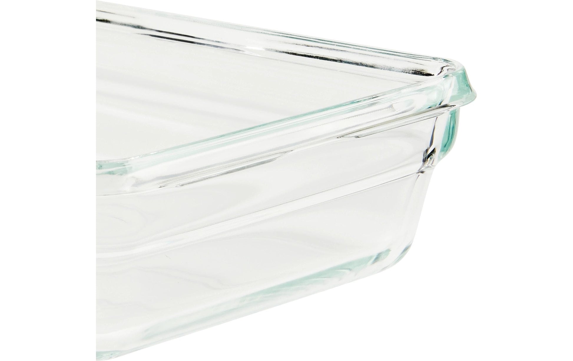 EMSA Vorratsbehälter Clip & Close – 0,45/0,8/2,0 l – eckig – 19,7 × 15,8 × 28,0 cm – Glas – rot – 3-teilig
