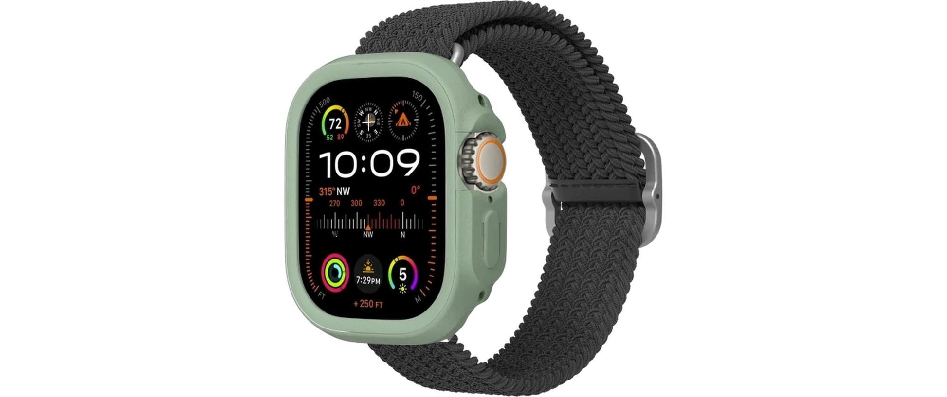 RhinoShield Thermoplastisches Elastomer (TPE), Grün, für Apple Watch Ultra 3 (49 mm)